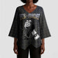 1926 Forever Black History Month Kimono Sleeve Blouse Broken Chains Freedom Adinkra Symbol