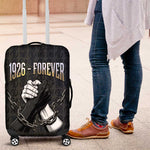 1926 Forever Black History Month Luggage Cover Broken Chains Freedom Adinkra Symbol