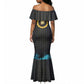 1926 Forever Black History Month Mermaid Dress Broken Chains Freedom Adinkra Symbol
