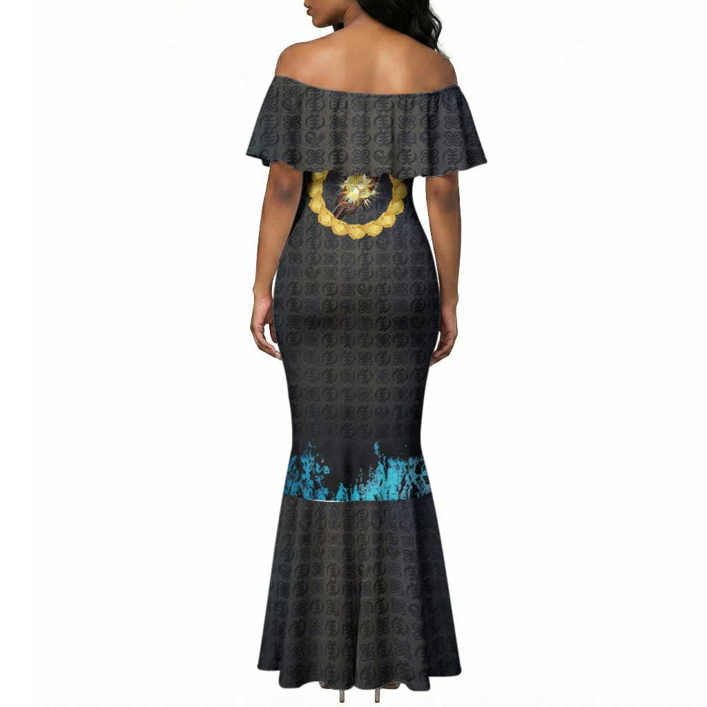 1926 Forever Black History Month Mermaid Dress Broken Chains Freedom Adinkra Symbol