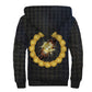 1926 Forever Black History Month Sherpa Hoodie Broken Chains Freedom Adinkra Symbol
