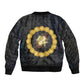 1926 Forever Black History Month Sleeve Zip Bomber Jacket Broken Chains Freedom Adinkra Symbol