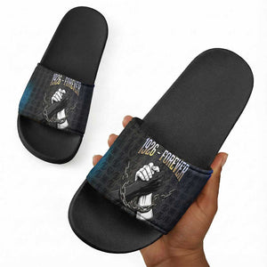 1926 Forever Black History Month Slide Sandals Broken Chains Freedom Adinkra Symbol