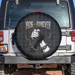 1926 Forever Black History Month Spare Tire Cover Broken Chains Freedom Adinkra Symbol