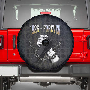 1926 Forever Black History Month Spare Tire Cover Broken Chains Freedom Adinkra Symbol