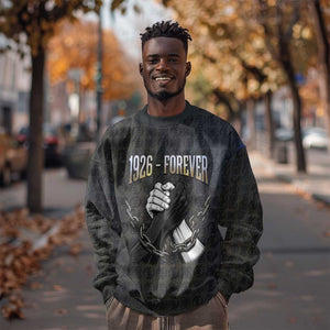1926 Forever Black History Month Sweatshirt Broken Chains Freedom Adinkra Symbol