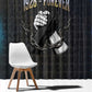 1926 Forever Black History Month Window Curtain Broken Chains Freedom Adinkra Symbol