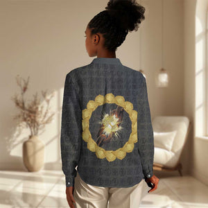 1926 Forever Black History Month Women Casual Shirt Broken Chains Freedom Adinkra Symbol