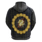 1926 Forever Black History Month Zip Hoodie Broken Chains Freedom Adinkra Symbol