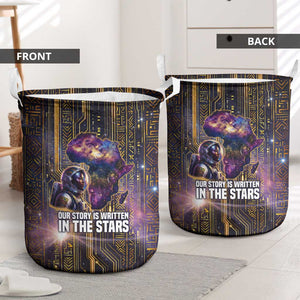 Afrofuturism Legacy Beyond Laundry Basket African Astronaut Galaxy Mask