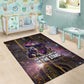 Afrofuturism Legacy Beyond Area Rug African Astronaut Galaxy Mask