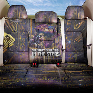 Afrofuturism Legacy Beyond Back Car Seat Cover African Astronaut Galaxy Mask