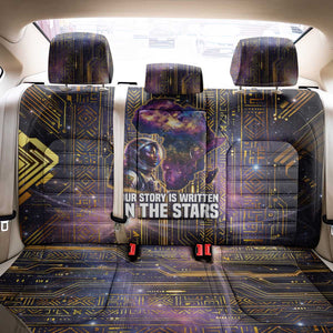 Afrofuturism Legacy Beyond Back Car Seat Cover African Astronaut Galaxy Mask