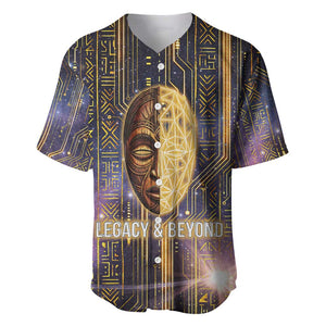 Afrofuturism Legacy Beyond Baseball Jersey African Astronaut Galaxy Mask