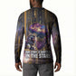 Afrofuturism Legacy Beyond Button Sweatshirt African Astronaut Galaxy Mask