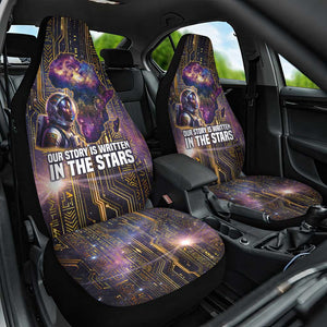 Afrofuturism Legacy Beyond Car Seat Cover African Astronaut Galaxy Mask