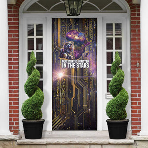Afrofuturism Legacy Beyond Door Cover African Astronaut Galaxy Mask