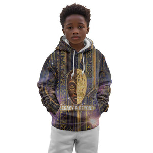 Afrofuturism Legacy Beyond Kid Hoodie African Astronaut Galaxy Mask