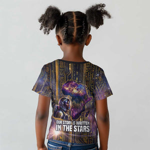 Afrofuturism Legacy Beyond Kid T shirt African Astronaut Galaxy Mask