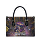 Afrofuturism Legacy Beyond Leather Bag African Astronaut Galaxy Mask