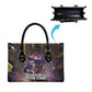 Afrofuturism Legacy Beyond Leather Bag African Astronaut Galaxy Mask