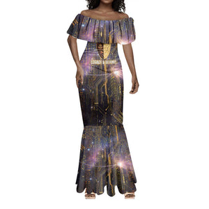 Afrofuturism Legacy Beyond Mermaid Dress African Astronaut Galaxy Mask