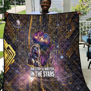 Afrofuturism Legacy Beyond Quilt African Astronaut Galaxy Mask