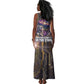 Afrofuturism Legacy Beyond Tank Maxi Dress African Astronaut Galaxy Mask