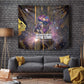 Afrofuturism Legacy Beyond Tapestry African Astronaut Galaxy Mask