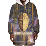 Afrofuturism Legacy Beyond Wearable Blanket Hoodie African Astronaut Galaxy Mask