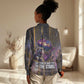 Afrofuturism Legacy Beyond Women Casual Shirt African Astronaut Galaxy Mask
