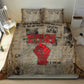 Louder Than Silence African Bedding Set Civil Rights News Megaphone