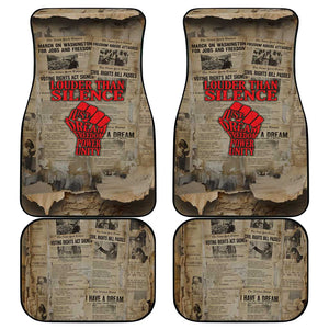 Louder Than Silence African Car Mats Civil Rights News Megaphone