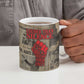 Louder Than Silence African Ceramic Mug Civil Rights News Megaphone