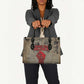 Louder Than Silence African Leather Bag Civil Rights News Megaphone