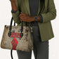 Louder Than Silence African Leather Bag Civil Rights News Megaphone