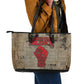 Louder Than Silence African Leather Tote Bag Civil Rights News Megaphone