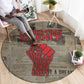 Louder Than Silence African Round Carpet Civil Rights News Megaphone