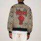 Louder Than Silence African Sleeve Zip Bomber Jacket Civil Rights News Megaphone