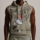 Louder Than Silence African Sleeveless Hoodie Civil Rights News Megaphone