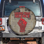 Louder Than Silence African Spare Tire Cover Civil Rights News Megaphone