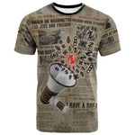 Louder Than Silence African T shirt Civil Rights News Megaphone