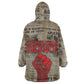 Louder Than Silence African Wearable Blanket Hoodie Civil Rights News Megaphone