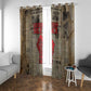 Louder Than Silence African Window Curtain Civil Rights News Megaphone