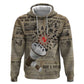 Louder Than Silence African Zip Hoodie Civil Rights News Megaphone