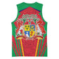 Mauritius Dodo Basketball Jersey Flag Coat of Arms Traditional Patterns - African Pride