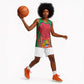 Mauritius Dodo Basketball Jersey Flag Coat of Arms Traditional Patterns - African Pride