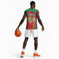 Mauritius Dodo Basketball Jersey Flag Coat of Arms Traditional Patterns - African Pride