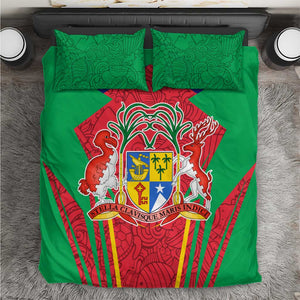 Mauritius Dodo Bedding Set Flag Coat of Arms Traditional Patterns