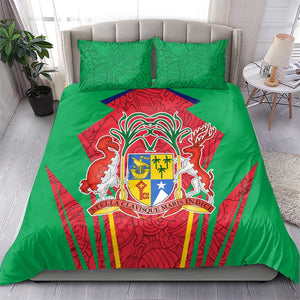 Mauritius Dodo Bedding Set Flag Coat of Arms Traditional Patterns